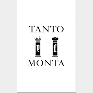 Tanto Monta (black) Posters and Art